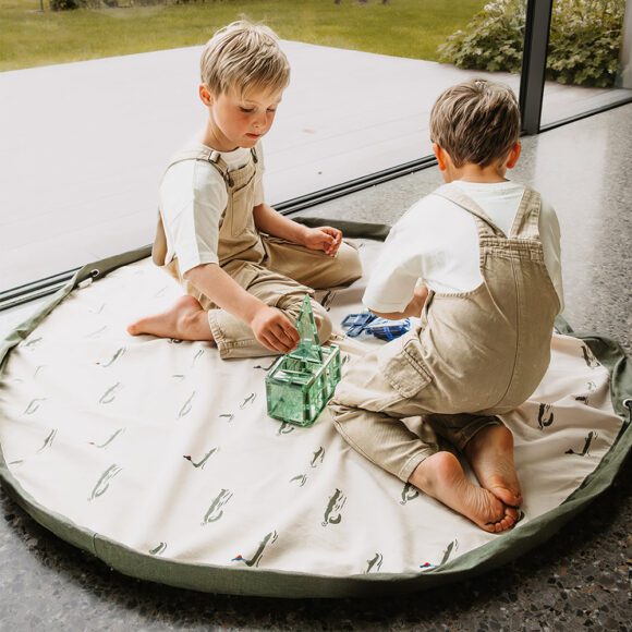 Play&Go – Noomad 2-in-1 Speelkleed & Opbergzak – Croco