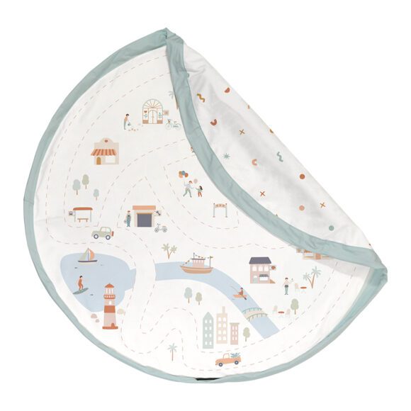 Play&Go – Noomad 2-in-1 Speelkleed & Opbergzak – Citymap
