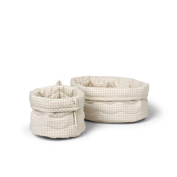 Dear April – Kiki Opbergmandjes 2-pack – Mini Check