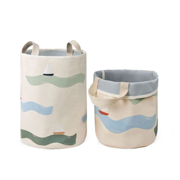 Dear April – Toto Opbergmanden 2-pack, Small – Big Waves