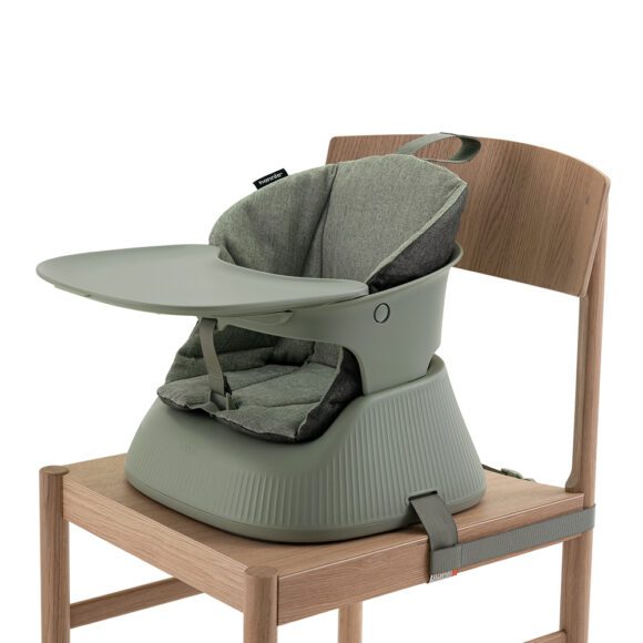 Hannie – Slimme Kinderstoel voor Thuis & Onderweg – Sage Green