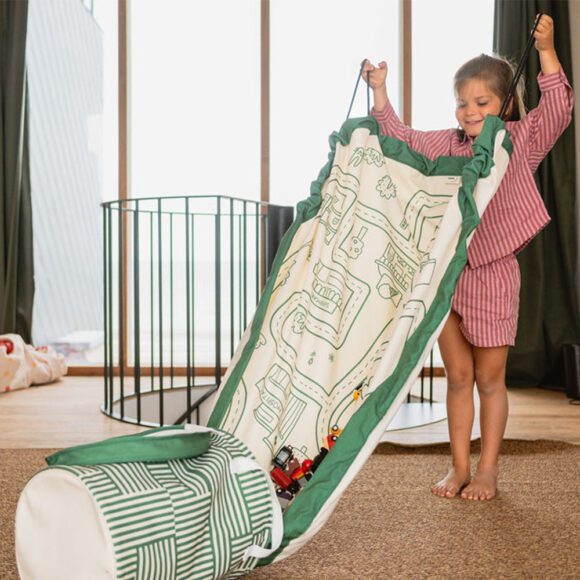 Play&Go – Soo 2-in-1 Speelkleed & Opbergmand – Roadmap