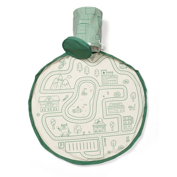 Play&Go – Soo 2-in-1 Speelkleed & Opbergmand – Roadmap