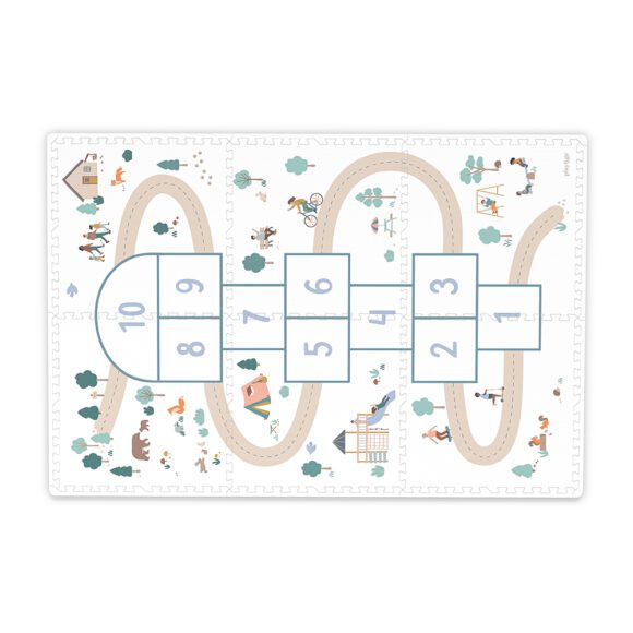 Play&Go – Tiloo EEVAA 3-in-1 Speelmat – Hopscotch – 120 x 180 cm
