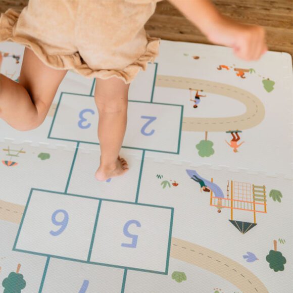 Play&Go – Tiloo EEVAA 3-in-1 Speelmat – Hopscotch – 120 x 180 cm