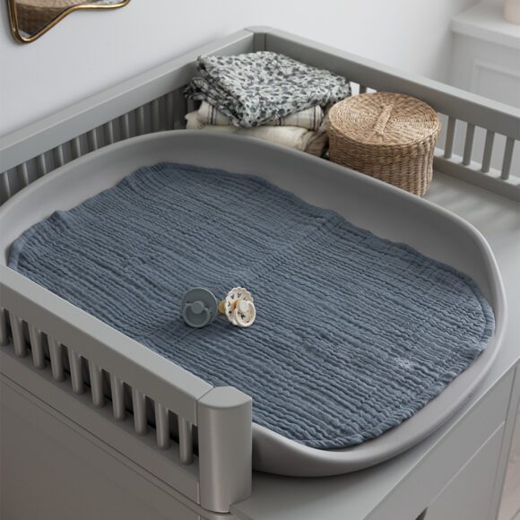 Sebra – Hydrofiele Doeken voor Aankleedkussen 2-pack – Forest Lake Blue