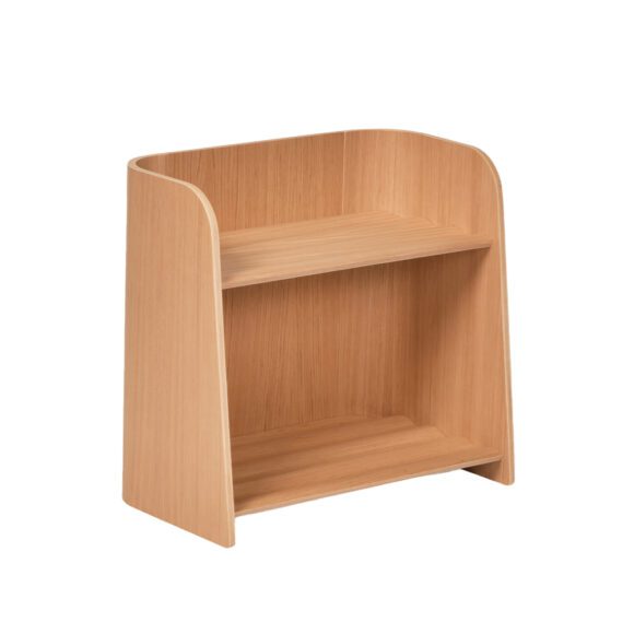 Curve Lab – Curvy Boekenkast Small – Eikenhout