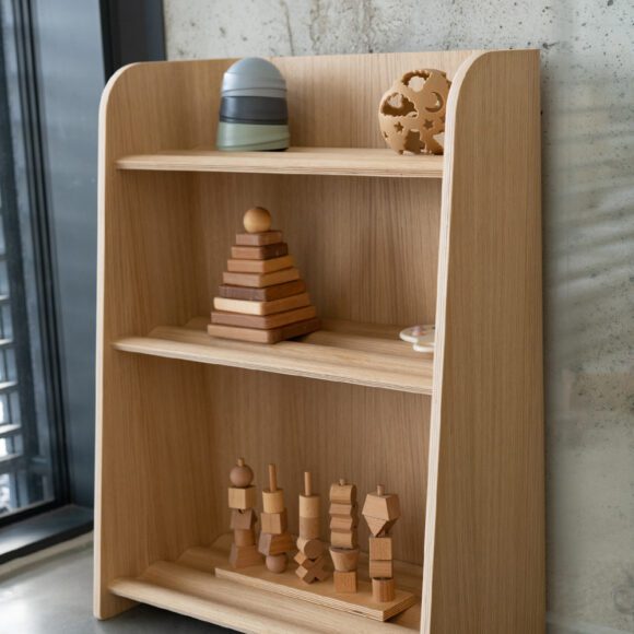 Curve Lab – Curvy Boekenkast – Eikenhout