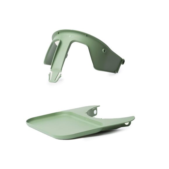 KAOS – Klapp Veiligheidsbeugel & Eetblad – Recycled Plastic – Mineral Green