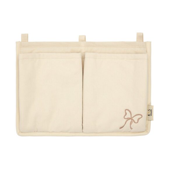 Kas Kopenhagen – Bed Organizer – Bow, Creme