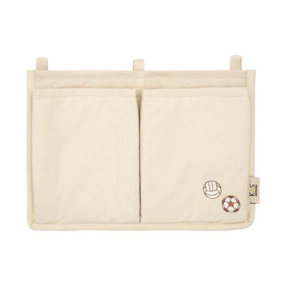 Kas Kopenhagen – Bed Organizer – Soccer, Creme