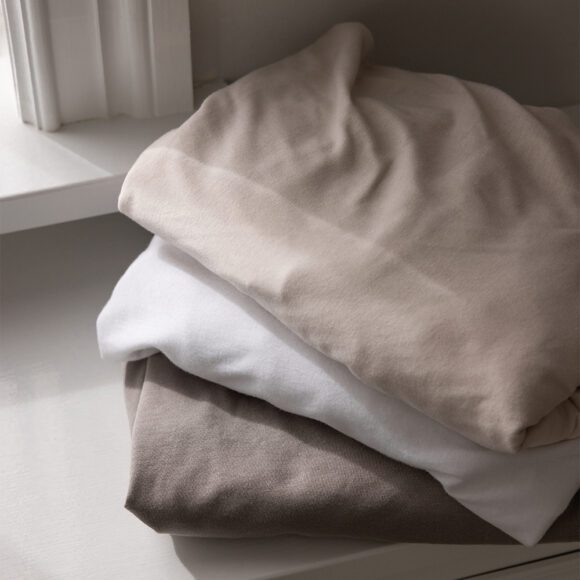 Sebra – Baby- en Juniorbed – Baby Jersey Hoeslaken – Birchbark Rose – 70 x 120 cm