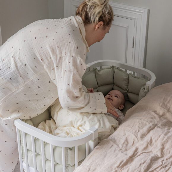 Sebra – 2-in-1 Co-Sleeper / Baby Wieg – Classic White