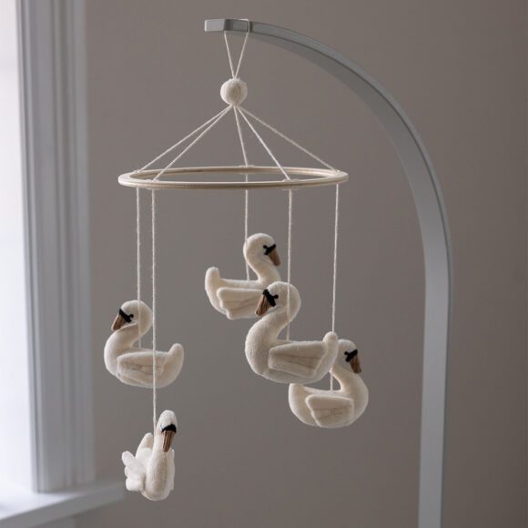 Sebra – Babymobiel – Swans – Creamy White