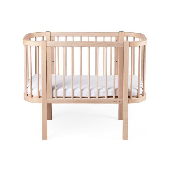 Sebra – 2-in-1 Co-Sleeper / Baby Wieg – Wooden Edition