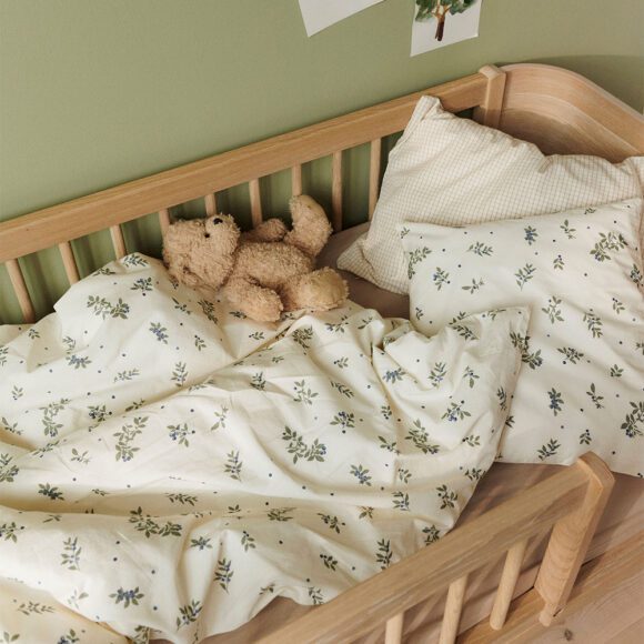 Dear April – Juno Kinderdekbedovertrek + Kussensloop – 100 x 140 cm – Blueberries