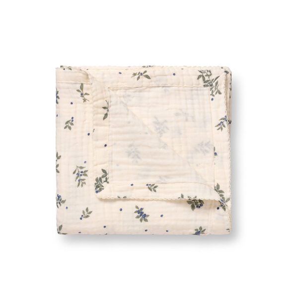 Dear April – Murray Wikkeldoek – 120 x 120 cm – Blueberries