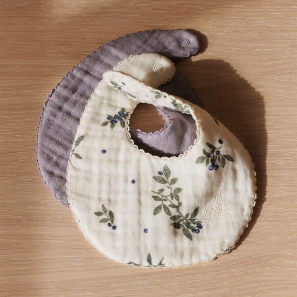 Dear April – Koa Slabbetjes 2-pack – Blueberries/Lavender