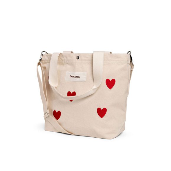 Dear April – Heart Luiertas, Shopper & Tote in één – Little Love