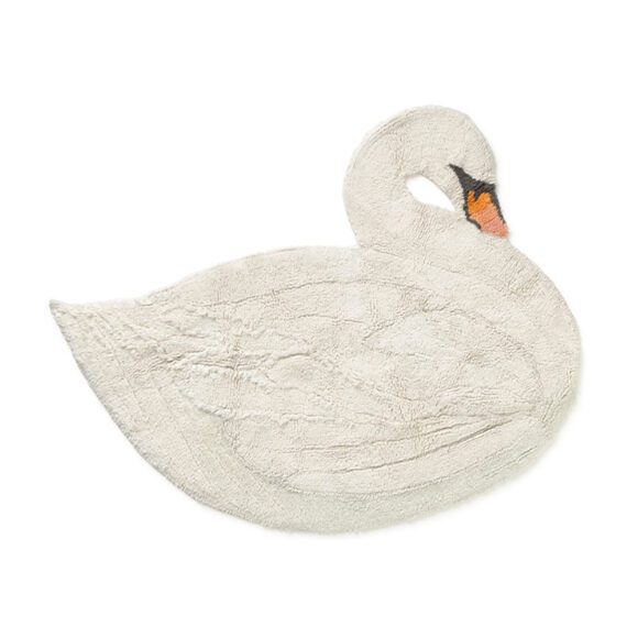 Lorena Canals – Wasbaar Vloerkleed – Swan – 120 x 100 cm
