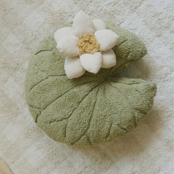 Lorena Canals – Wasbaar Kussen – Water Lily – Ø 60 cm