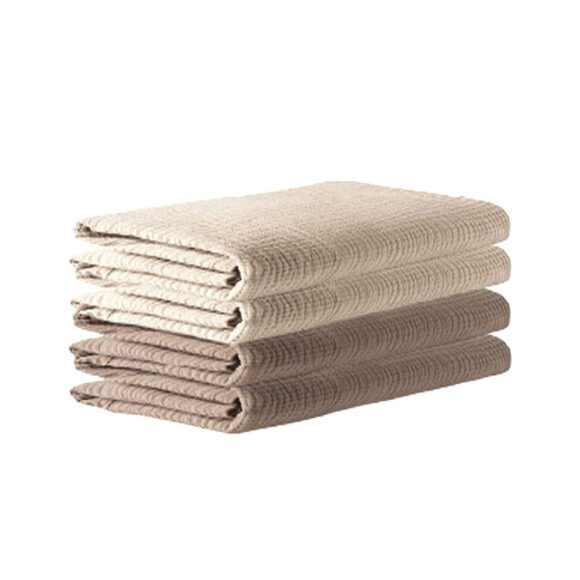 We Are Bitte – Hydrofiele Doeken 4-pack – 65 x 65 cm – Clay/Earth