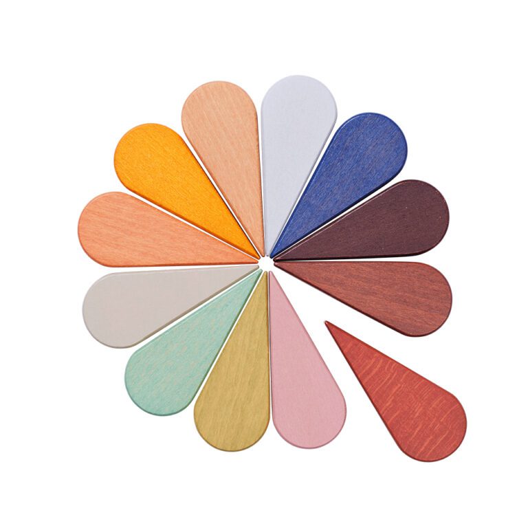 Ferm Living petal speelblokken Montessori gekleurd packshot