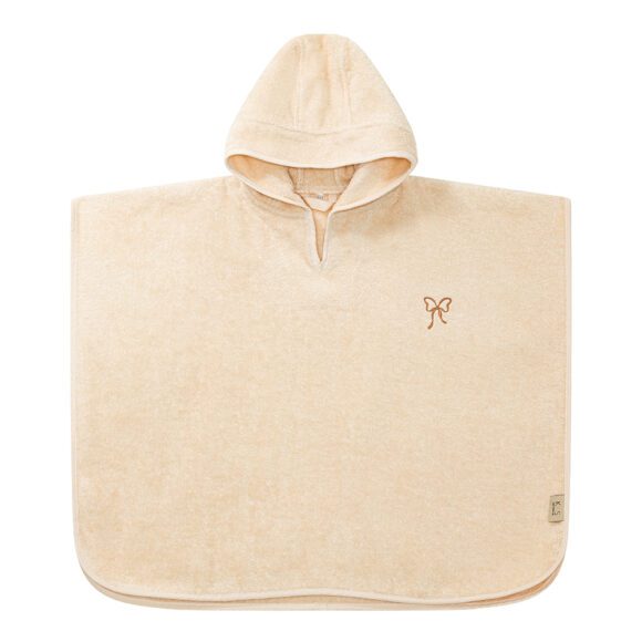 Kas Kopenhagen – Badponcho – 2-4 jaar – Bow, Creme