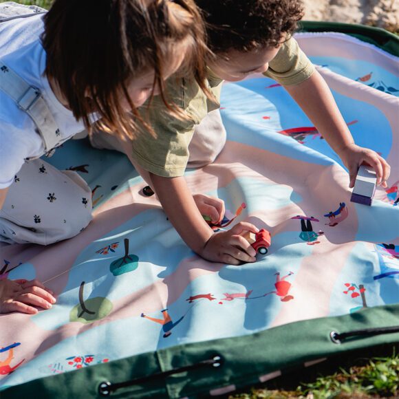 Play&Go – Noomad 2-in-1 Speelkleed & Opbergzak – Outdoor – Parc