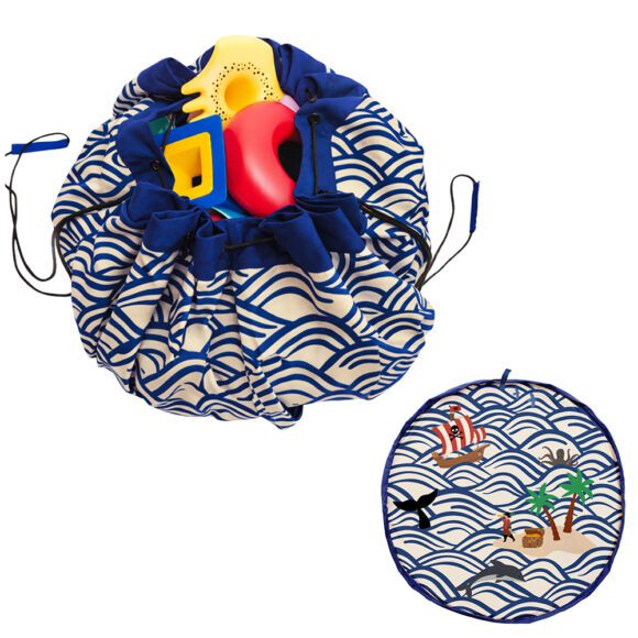 Play&Go – Noomad 2-in-1 Speelkleed & Opbergzak – Outdoor – Pirate