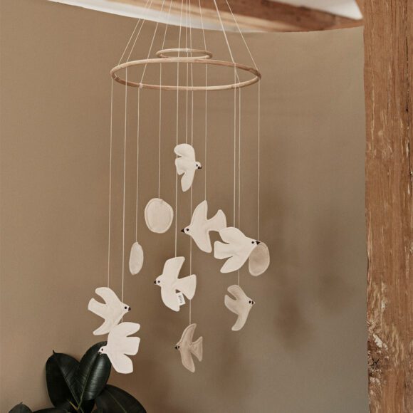 Ferm Living – Swif Bird Babymobiel – Undyed