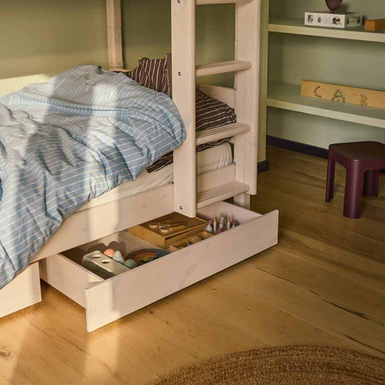 FLEXA World CLASSIC Opberglades - Wit in kamer