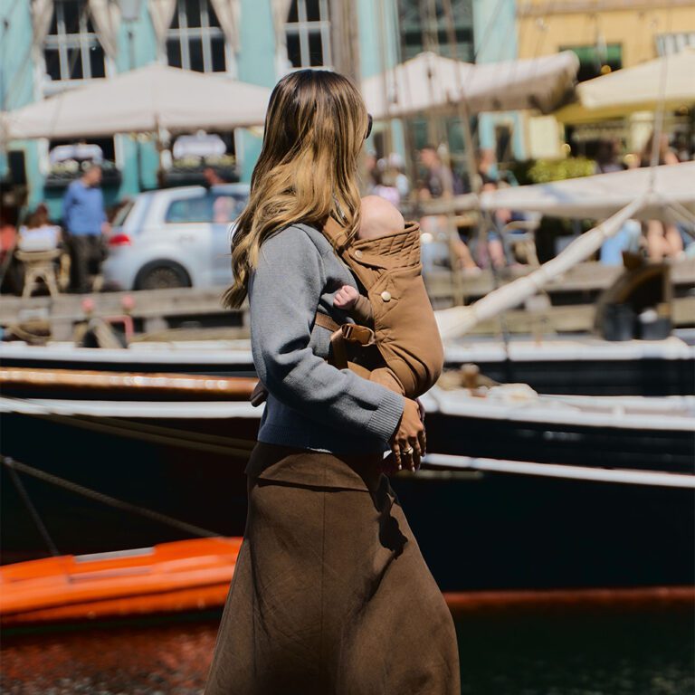 Kas Kopenhagen baby draagzak bruin
