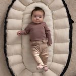 Sebra - 3-in-1 Babynest - Dark Grey Melange