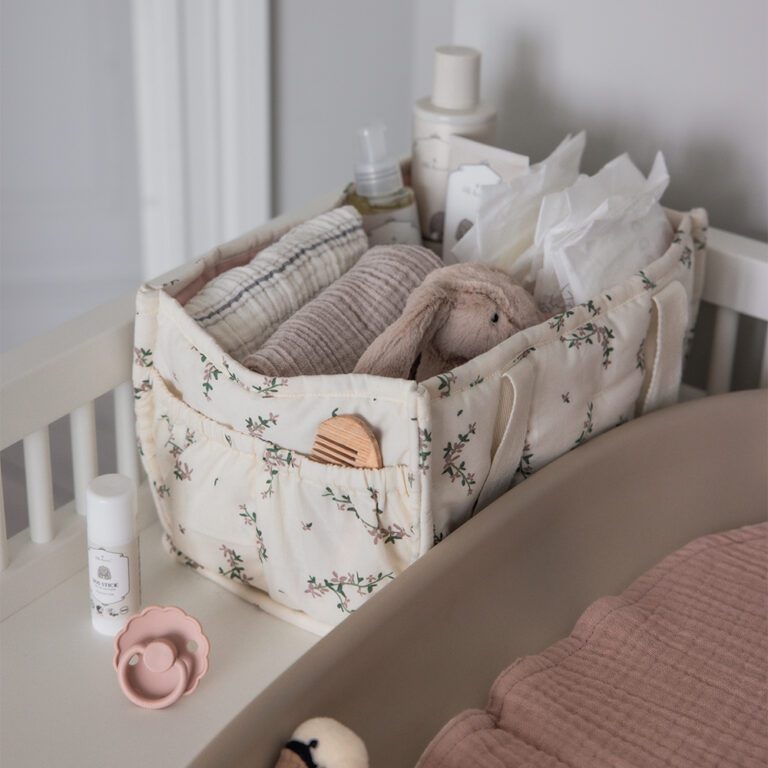 Sebra - Draagbare Luier Organizer - Powder Blossom