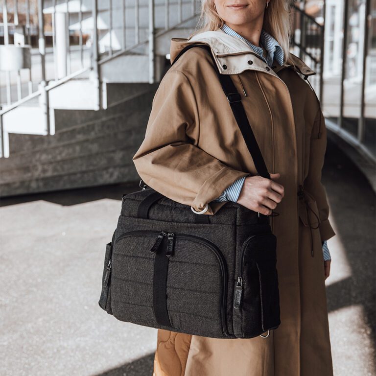 Sebra - Luiertas voor Onderweg - Dark Grey Melange