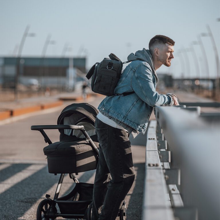 Sebra - Luiertas voor Onderweg - Dark Grey Melange