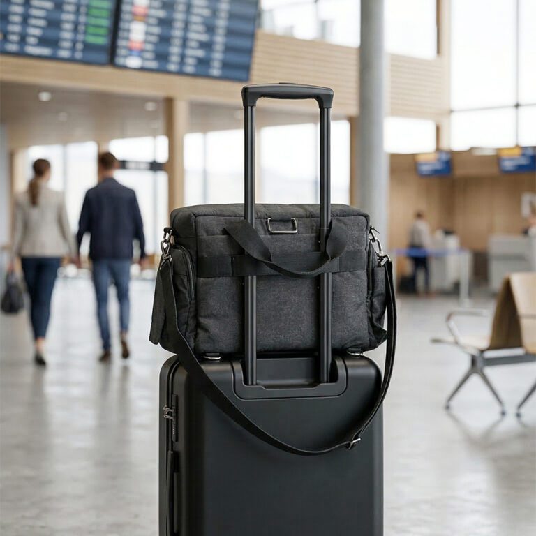 Sebra - Luiertas voor Onderweg - Dark Grey Melange
