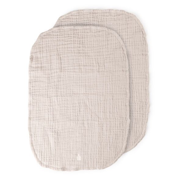 Sebra – Hydrofiele Doeken voor Aankleedkussen 2-pack – Birchbark Rose