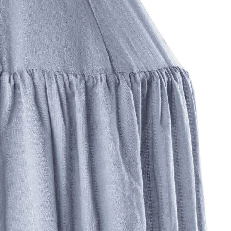 Sebra - Bedhemel - Dobby Weave - Dusty Blue