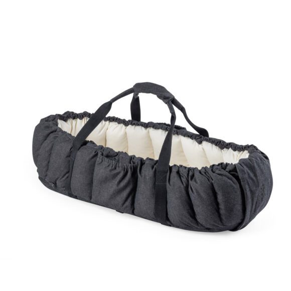 Sebra – 3-in-1 Babynest – Dark Grey Melange