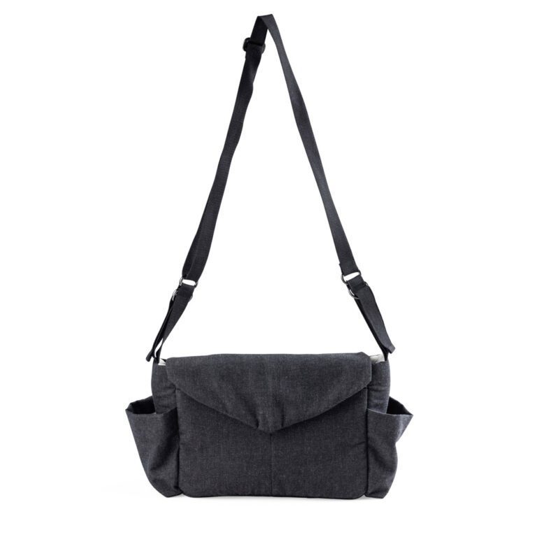 Sebra - Kleine Luiertas voor Onderweg - Dark Grey Melange