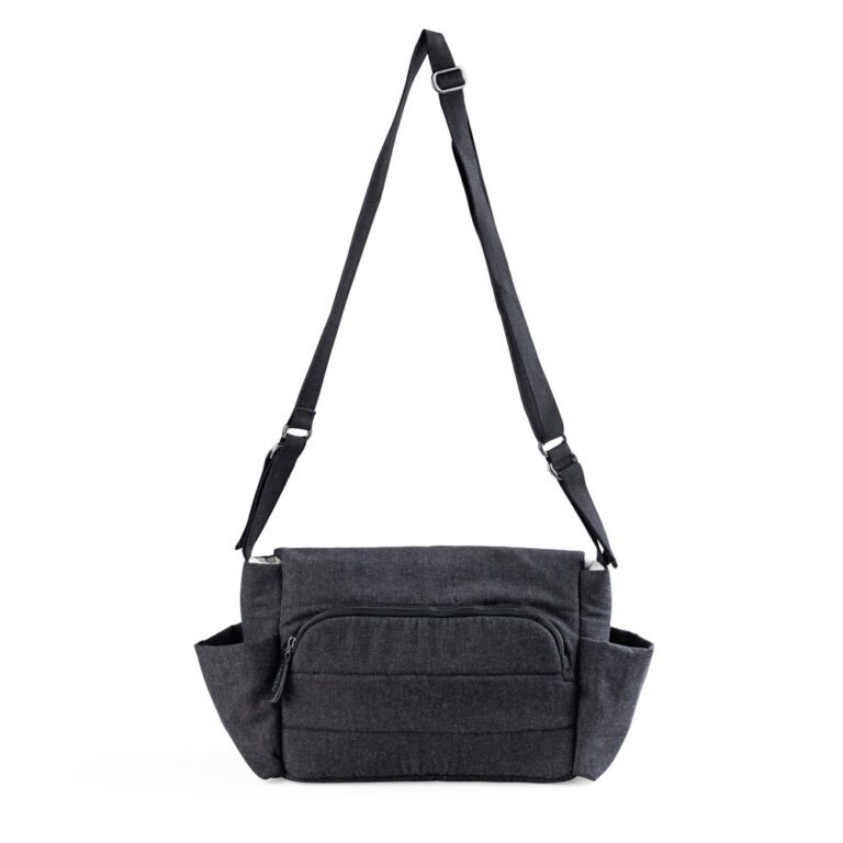 Sebra - Kleine Luiertas voor Onderweg - Dark Grey Melange