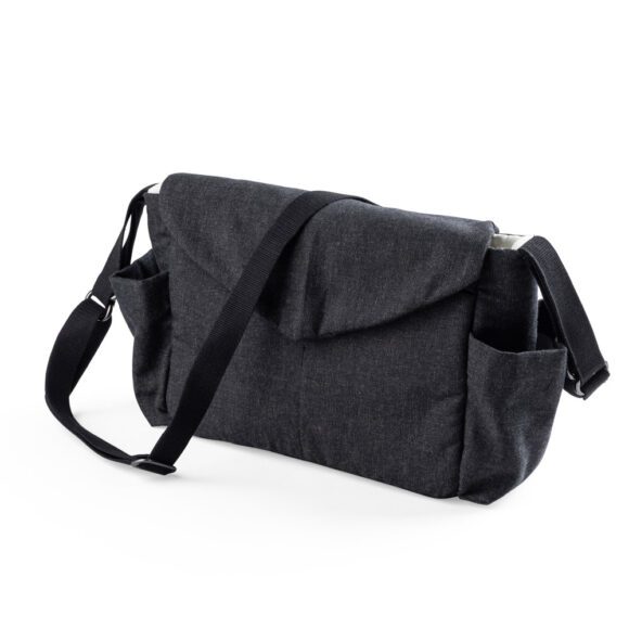 Sebra – Kleine Luiertas voor Onderweg – Dark Grey Melange