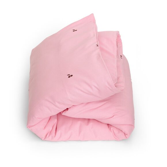Studio Ditte – Kinderdekbedovertrek – Kersen Roze – 140 x 200/220 cm