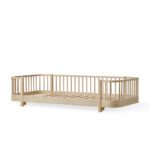 Oliver Furniture - Wood Original Floor Bed - Eikenhout, 90 x 200 cm