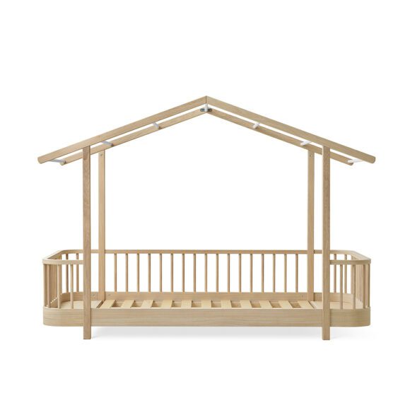 Oliver Furniture – Wood Original House Bed – Eikenhout, 90 x 200 cm