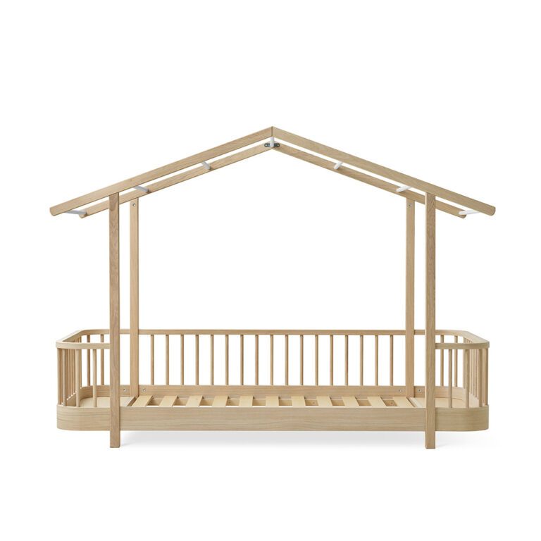 Oliver Furniture - Wood Original House Bed - Eikenhout, 90 x 200 cm