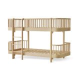 Oliver Furniture - Wood Original Low Bunk Bed - Eikenhout, 90 x 200 cm