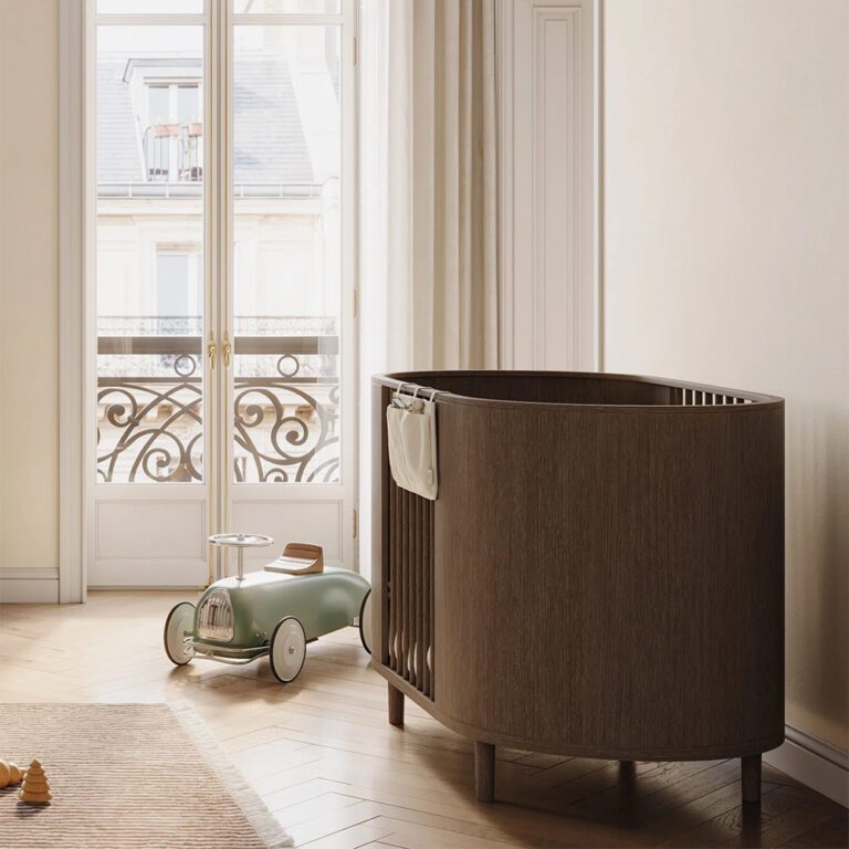 Kas Kopenhagen - Kai Babybed - Smoked Oak - 70 x 120 cm